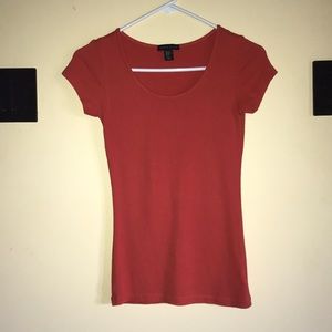 Basic orange tee